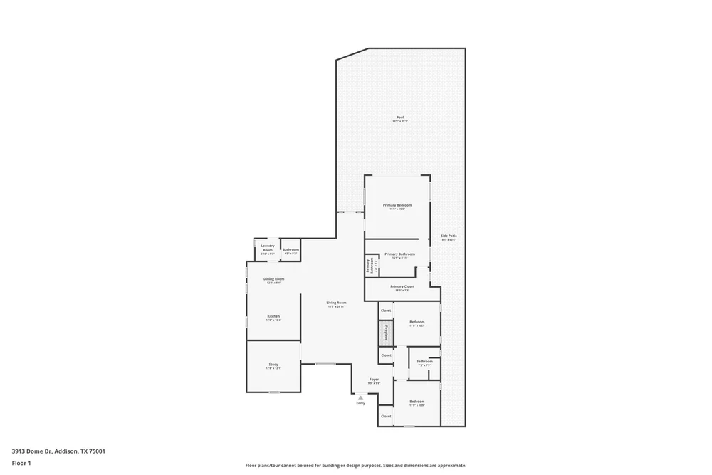 3913 Dome Dr zillow floor plan