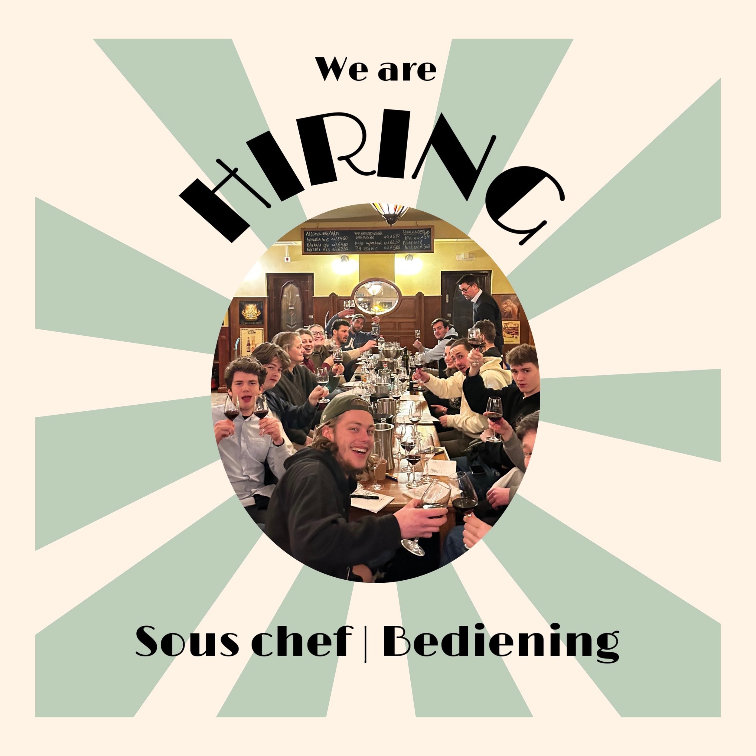 Wij zijn opzoek naar nieuwe collega&rsquo;s! Ben jij enthousiast en een echte horeca tijger? Stuur ons een berichtje en wie weet kunnen we je binnenkort ontvangen binnen ons gezellige team 🫶🏼

Mail naar : info@cafederoemer.nl 

We hopen je snel te 
