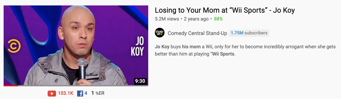 Losing to Your Mom at “Wii Sports” - Jo Koy (5m+ views) 