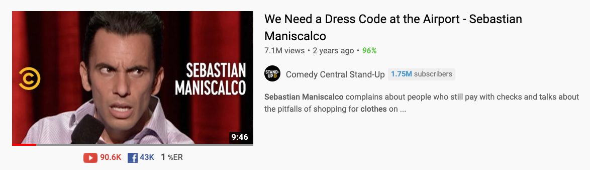 We Need a Dress Code at the Airport - Sebastian Maniscalco (6m+ views)