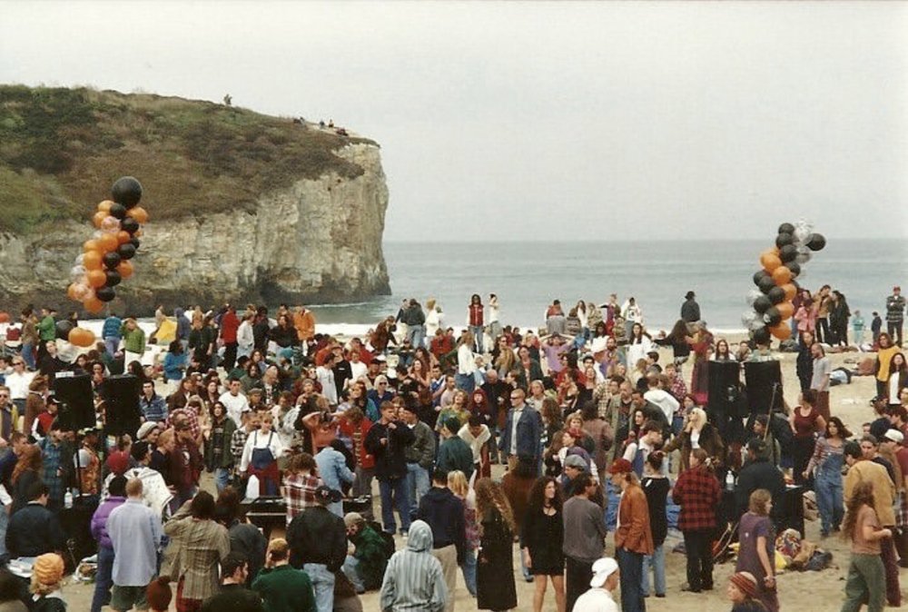  Wicked Full Moon 3 Year Anniversary, 1994, Bonny Doon Beach 