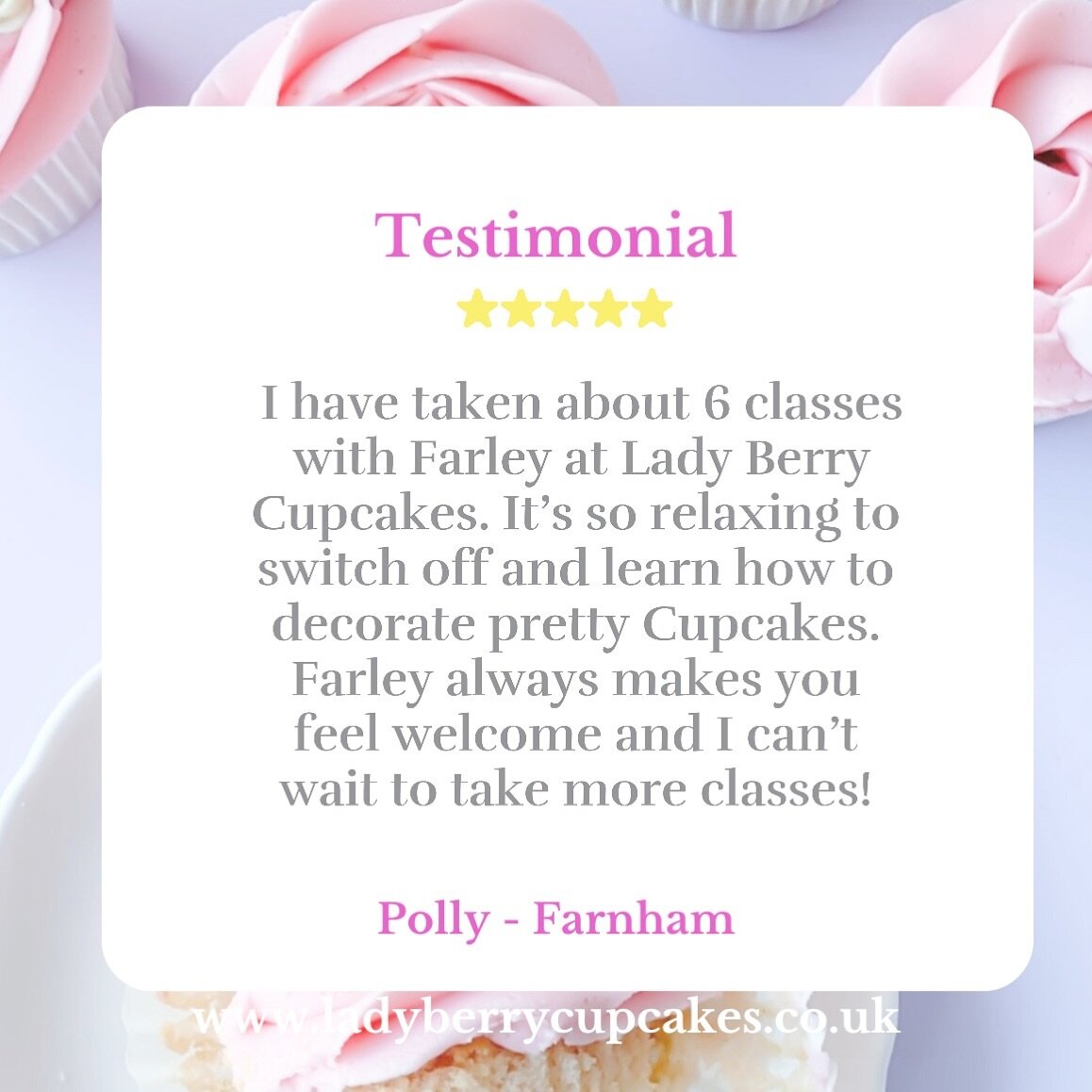 🧁 Cupcake therapy is a THING! It&rsquo;s so relaxing, therapeutic and deliciously enjoyable for all&hellip; 🩷 Thq Polly can&rsquo;t wait to see you again x 

⭐️www.ladyberrycupcakes.co.uk 

#CupcakeTherapy #Therapeutic #CupcakeDecorating #LadyBerry
