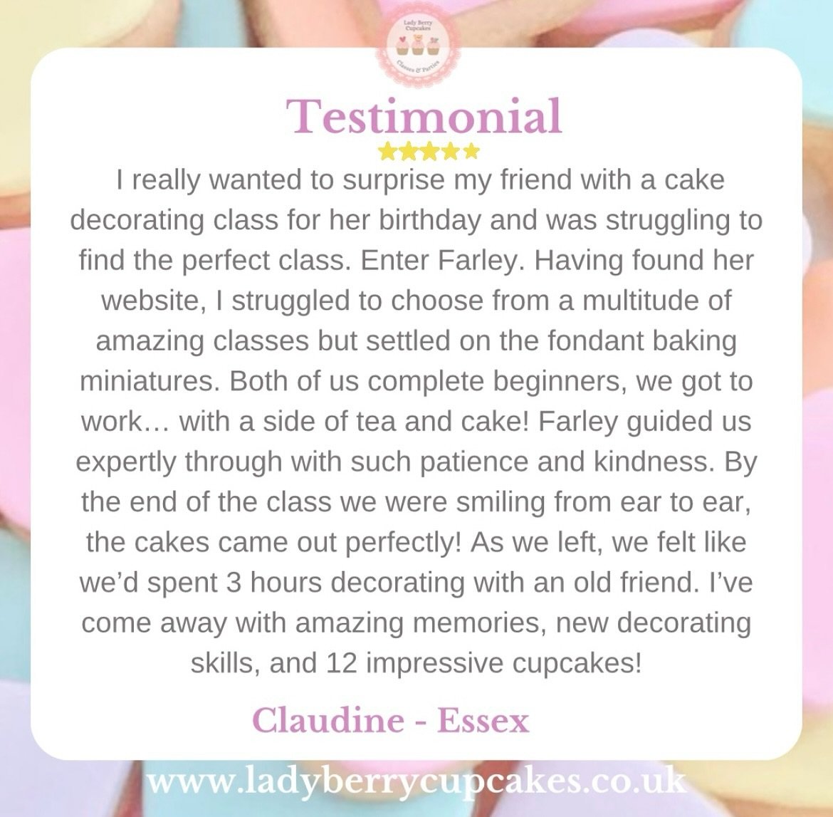 🥰 Does your Bestie love you this much?! Such a cute thing to do for your best friend and you get to have fun too,making memories, learning to create  delicious cupcakes to take home and gift or indulge in!! 😜

🩷 Claudine and Jodie were absolutely 
