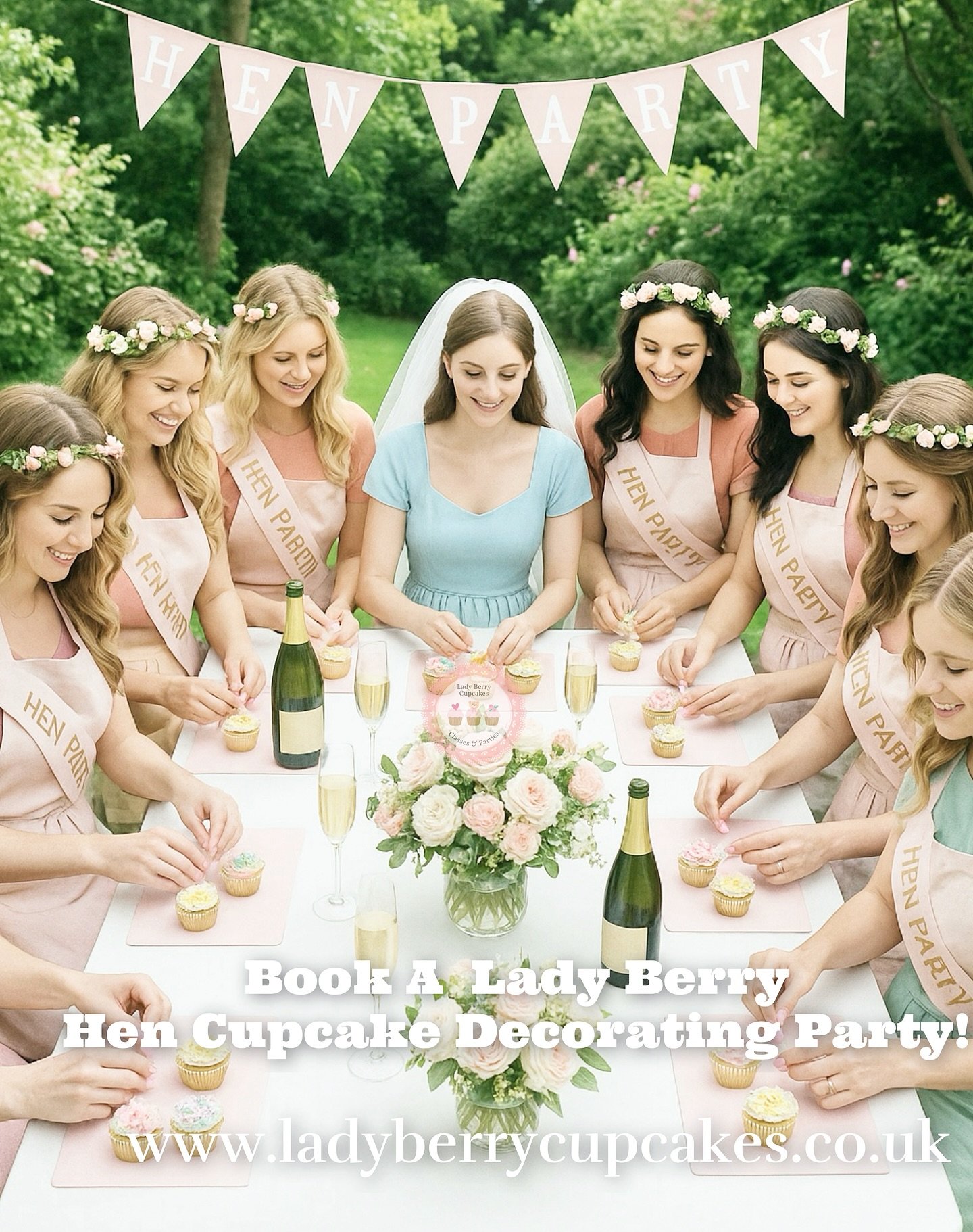 💋 🥂 Fancy a Lady Berry Hen Cupcake Party? They are always so much fun, no previous experience needed you choose the theme. I come to you! 

🧁www.ladyberrycupcakes.co.uk 

#HenParty #HenPartyActivity #HenPartyIdea #LadyBerryCupcakes #Cupcake #Cupca