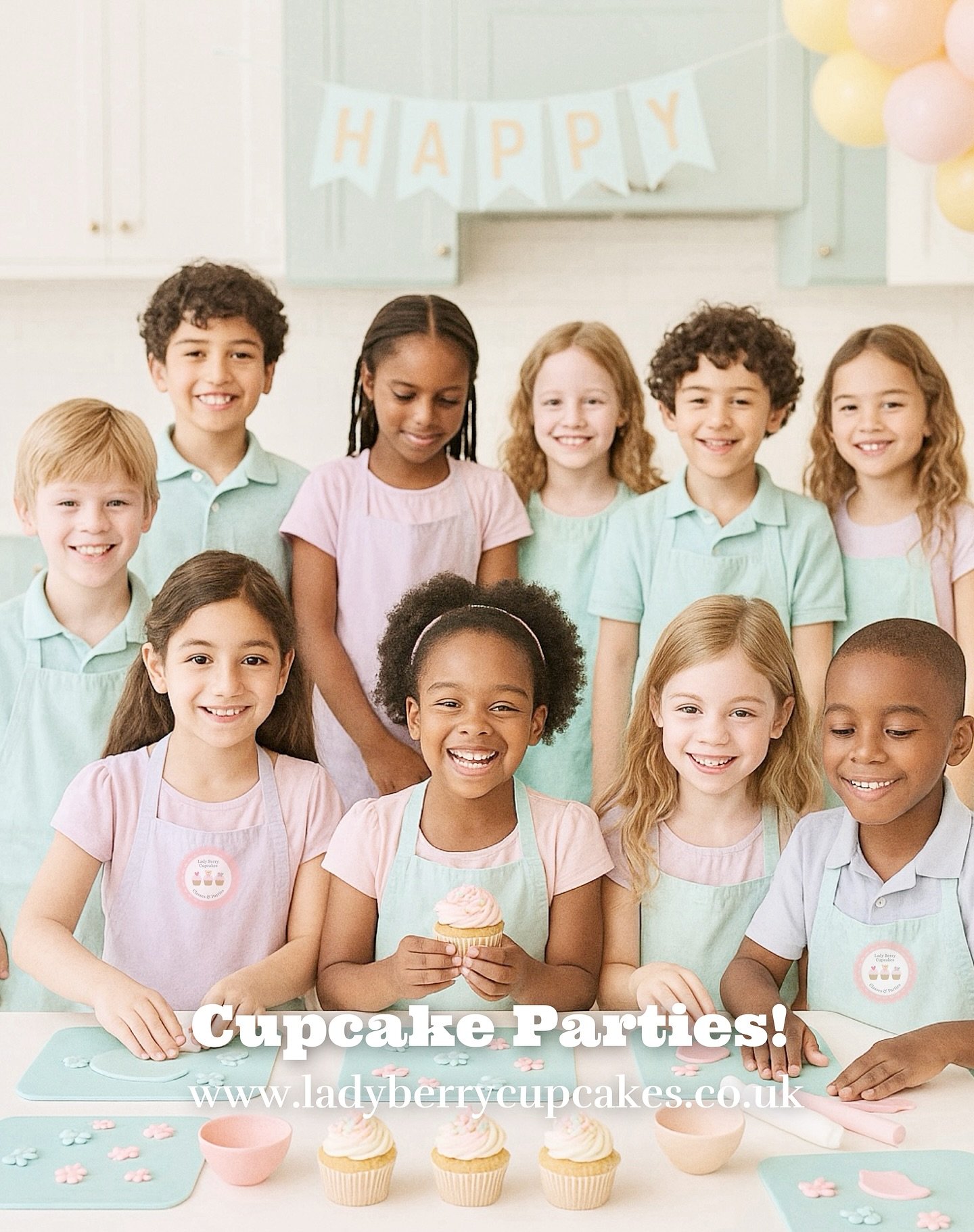 🧁 Make your life easier and book a Lady Berry Cupcakes decorating birthday party! Book me to take care of the party, and teach everyone how to decorate some beautiful cupcakes! 🥰

⭐️ Book at www.ladyberrycupcakes.co.uk 

#CupcakeParty? #CupcakePart