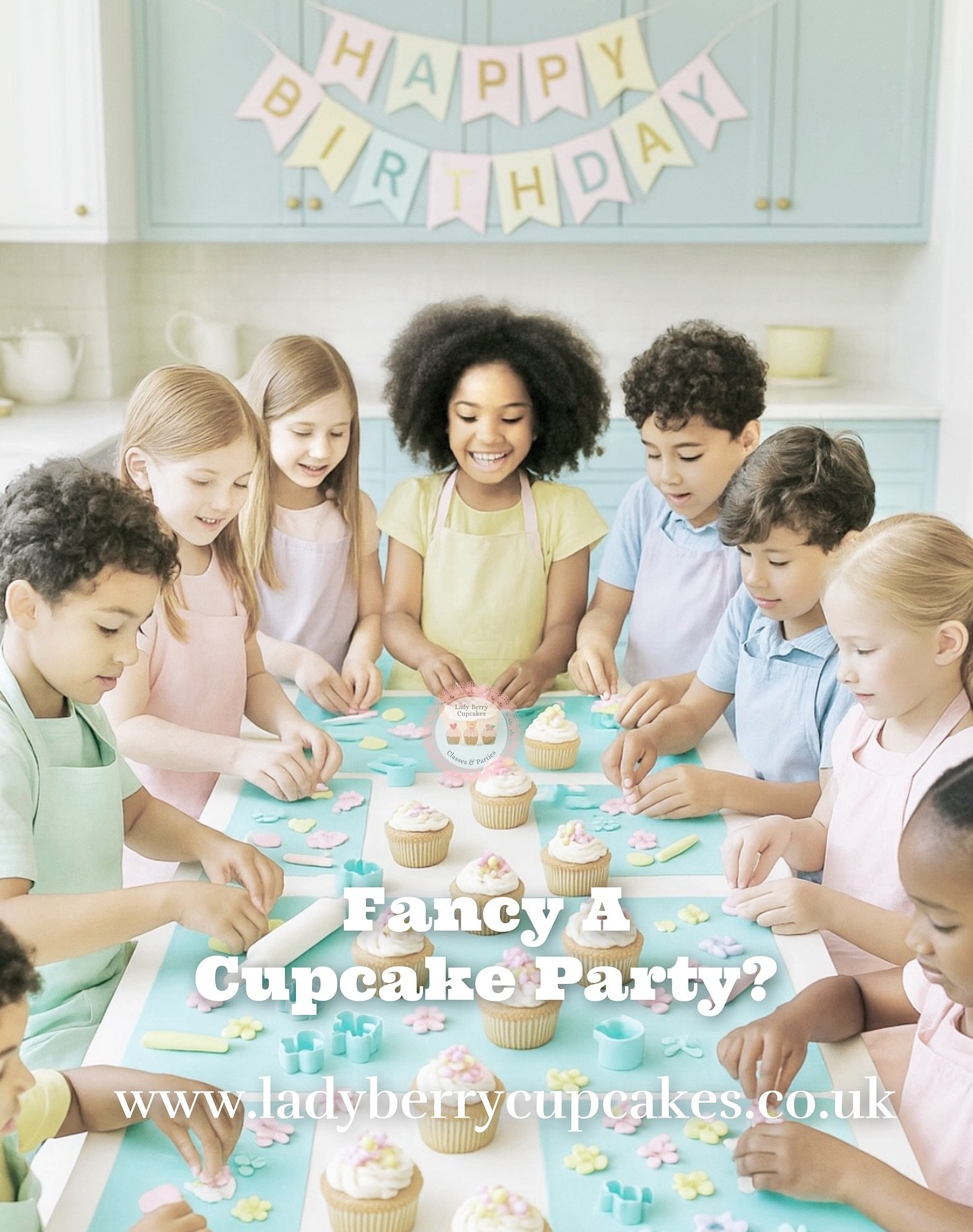 🎈Get your Lady Berry cupcake decorating birthday parties booked in! Let me take care of everything whilst you relax. 

🧁 Book at www.ladyberrycupcakes.co.uk 

#CupcakeParty #CupcakeDecoratingParty? #CupcakeParty? #LadyBerryCupcakes #CupcakeClass #C