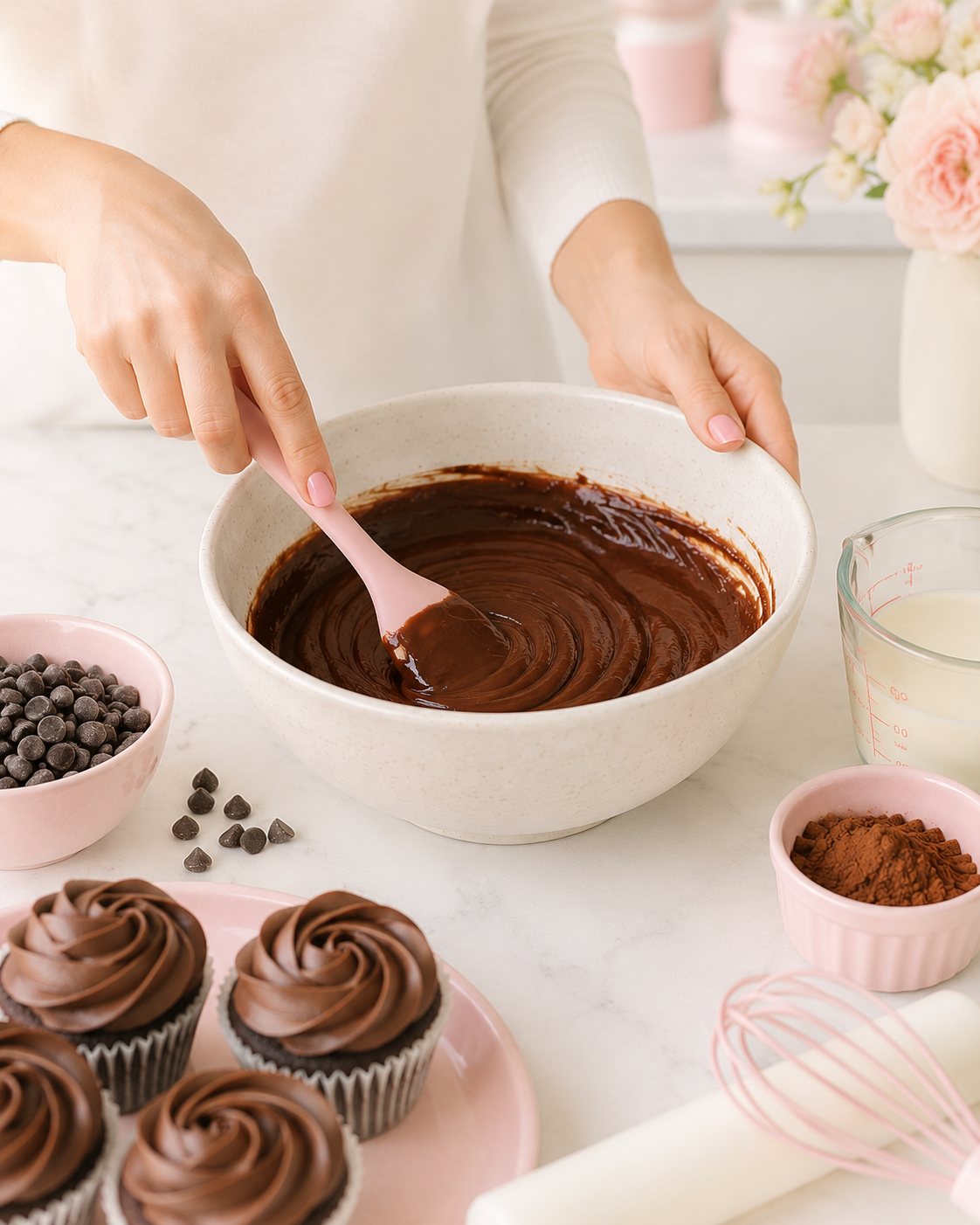 Chocolate Ganache for Cakes &amp; Cupcakes: The Ultimate Guide to Ratios, Filling, Piping &amp; Covering Cakes