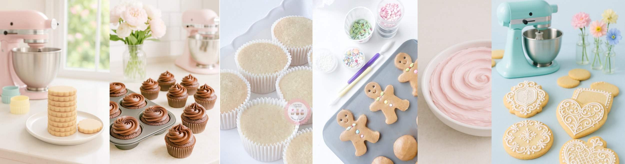 Cookie, cupcake and cakes recipes by Lady Berry Cupcakes