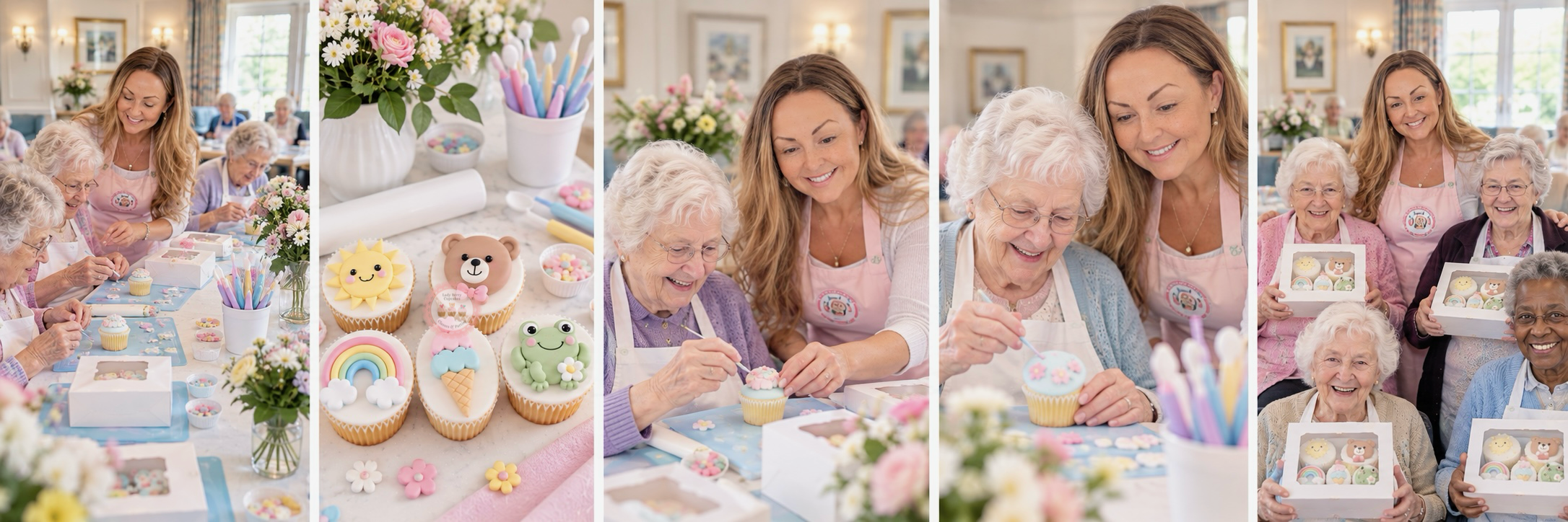 Care home cake decorating activities