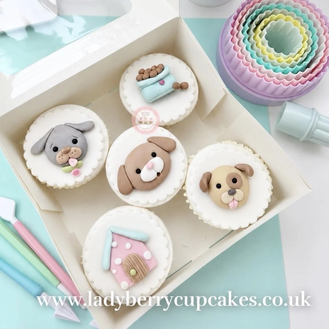 Puppy Party Themed Cupcake Decorating Class or Party