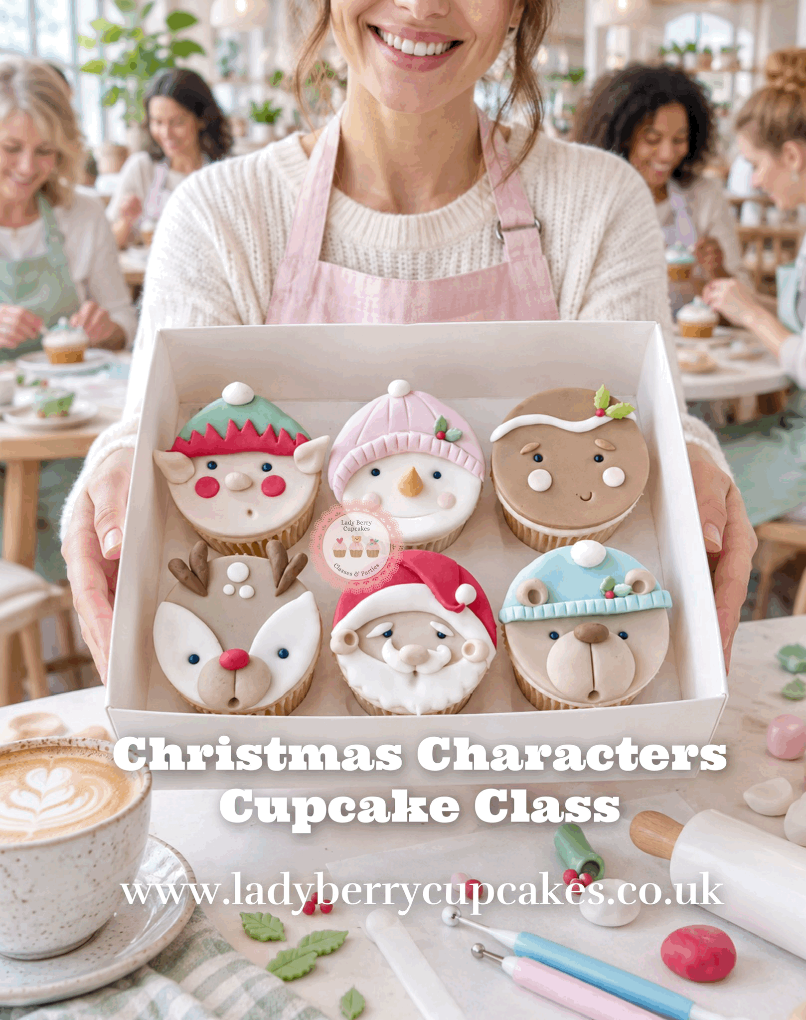 Christmas Characters Cupcake Decorating Class