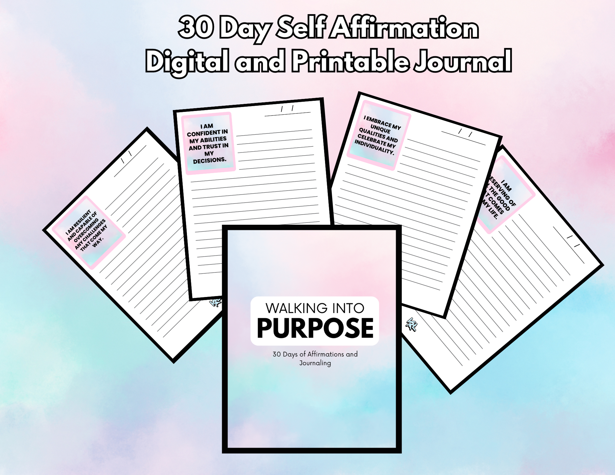 Walking Into Purpose Affirmation Journal