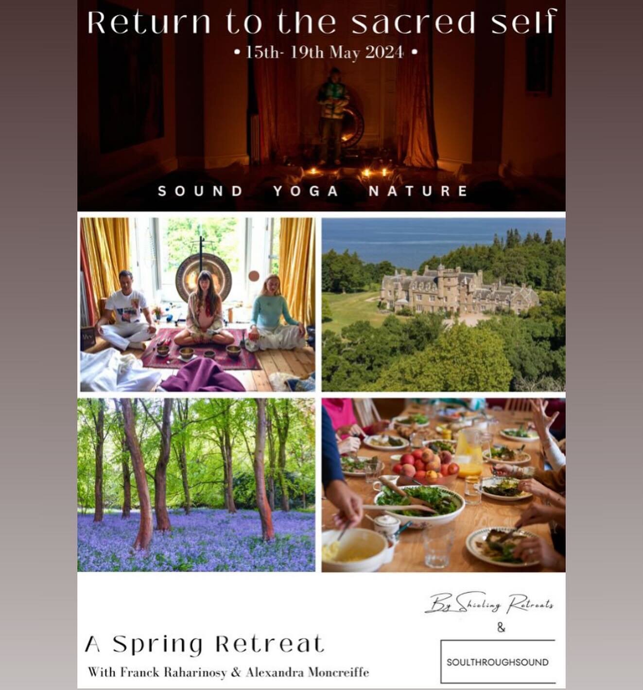 @alexandramoncreiffe &amp; I are back at @birkhill_castle in Scotland May 15 to May 19 2024 for a very special Retreat! Spots are limited and will fill up fast ✨🩵✨ Dm us for more infos