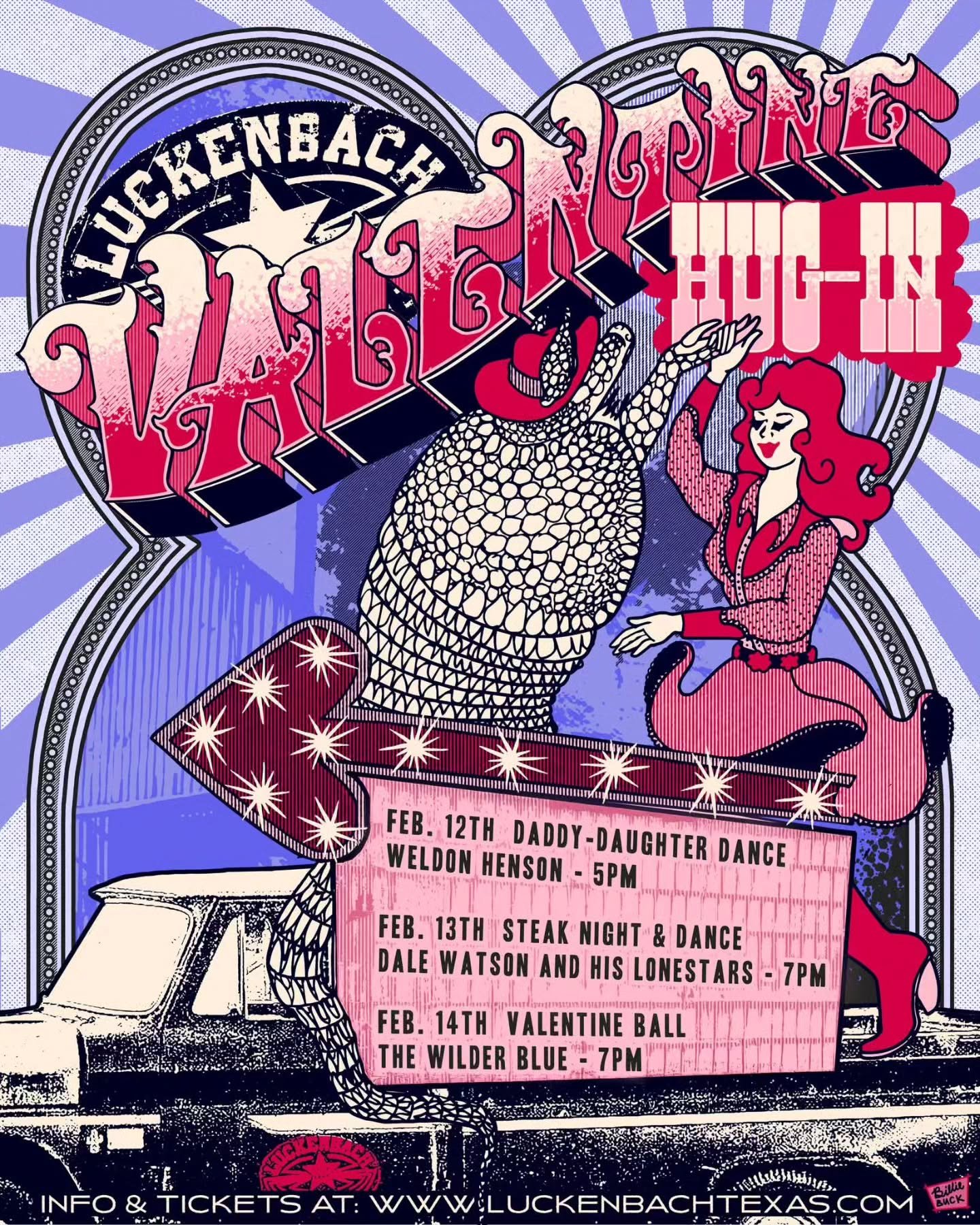 💕 It's almost time to get back to the Basics of Love at our 51st Annual Hug-In💕 February 12th-14th, 2026!!

Feb. 12th - ❤ FREE 2nd Annual Daddy-Daughter Dance w/ @weldonhenson - 5pm

Feb. 13th - 🥩Steak Night &amp; Dance w/ @thedalewatson &amp; His