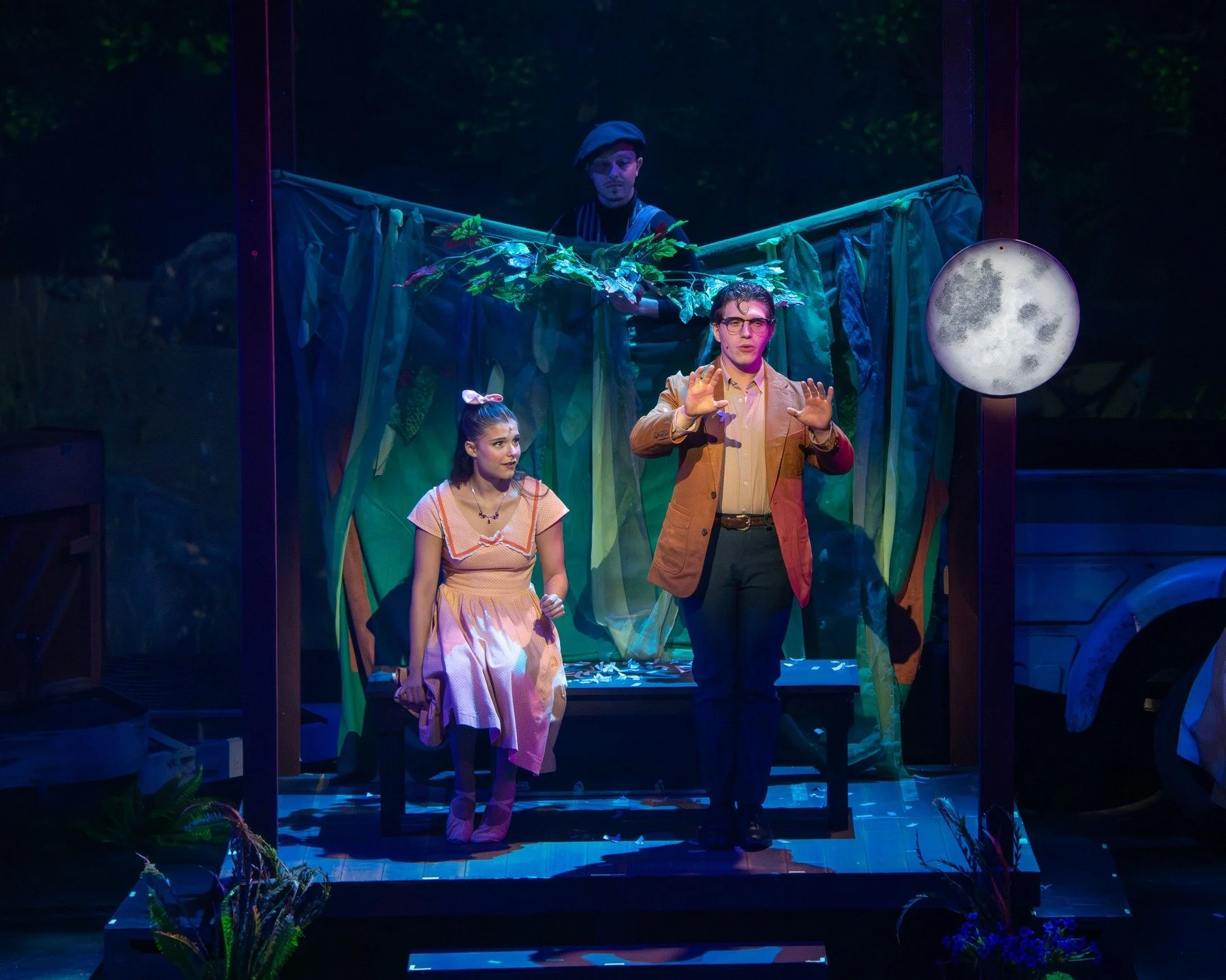🌟 Week 2 of The Fantasticks is in full swing! 🌟
Audiences are falling in love with this timeless tale of young romance, adventure, and discovery. Here’s a look back at our magical opening weekend, captured beautifully by photographer Amy Pasq