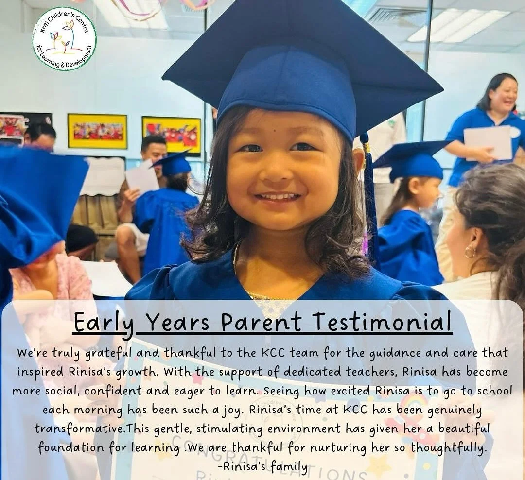 Words like these are why we do what we do. We are incredibly moved by this heartfelt message from one of our wonderful parents 🙏🏻🌱
Thank you from the bottom of our hearts for your trust and kindness. At Kriti Children’s Centre, our Early Ye