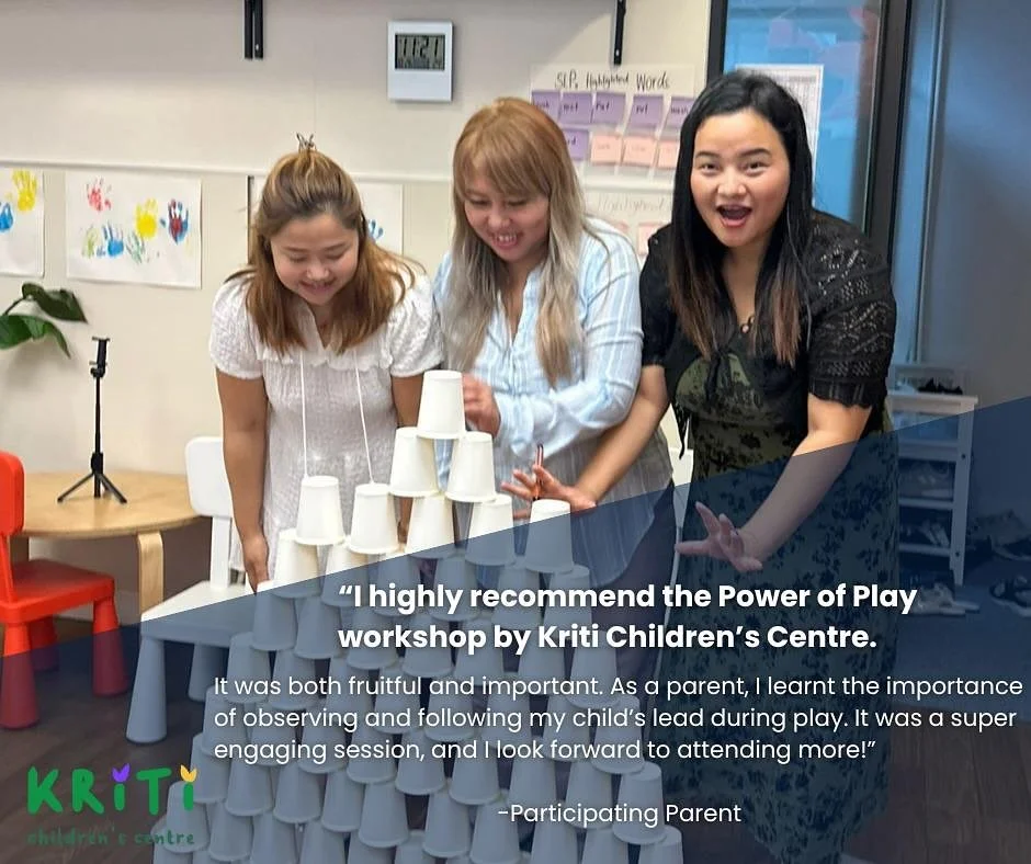 We are proud to announce that 100% of the parents from our recent #PowerofPlay workshop found it helpful and are eager to return for future sessions. To learn more, ☎️ contact us at 6652 7044 🌱

#parentworkshop #parentcommunity #earlychildhoodeducat