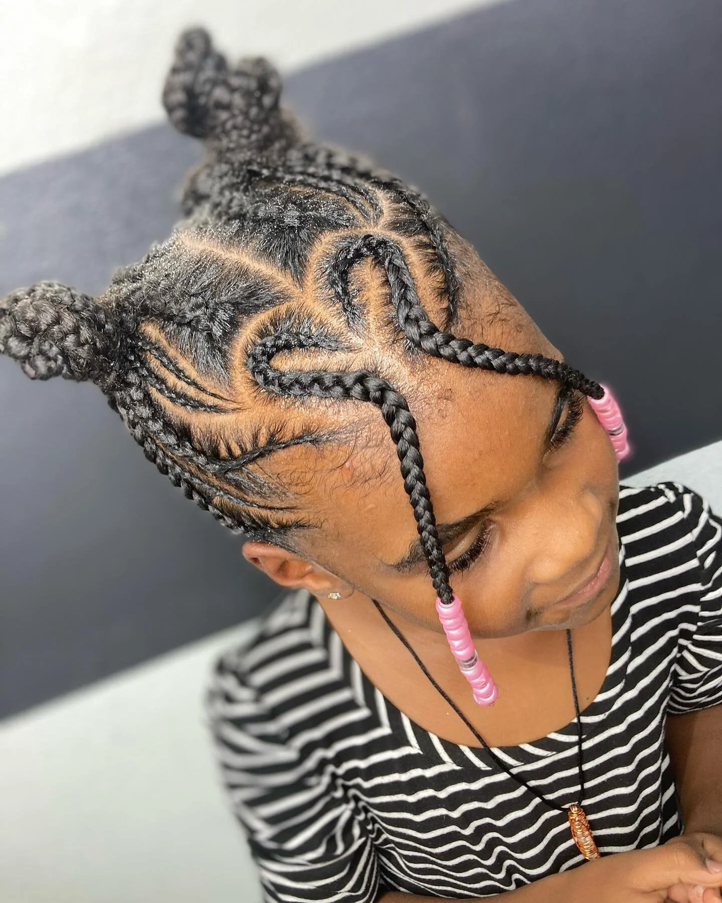All you need is a little hair love XOXO❤️
.
.
Book this look under kids advance styles! 
Link in bio👆🏾