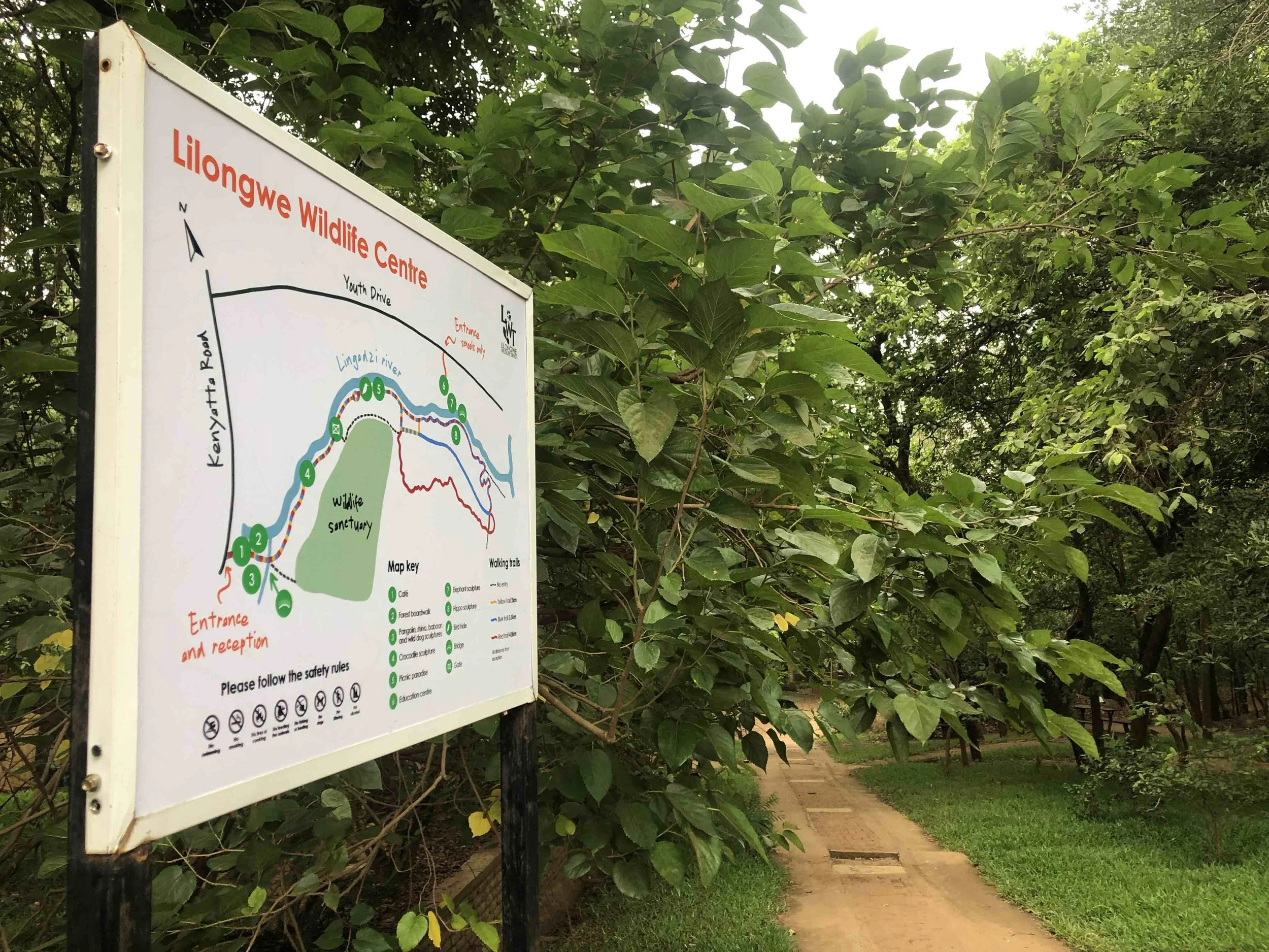 Lilongwe Wildlife Centre map. Photo ©LWT..jpeg