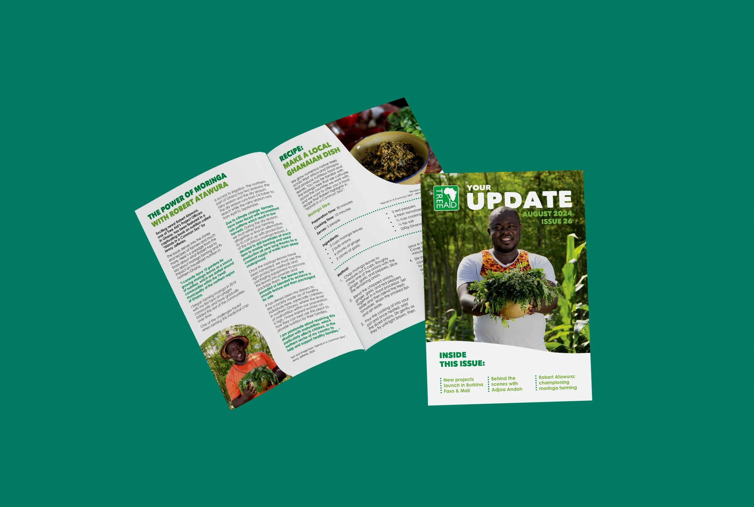 Tree Aid update magazine ©Sprout Design.jpg