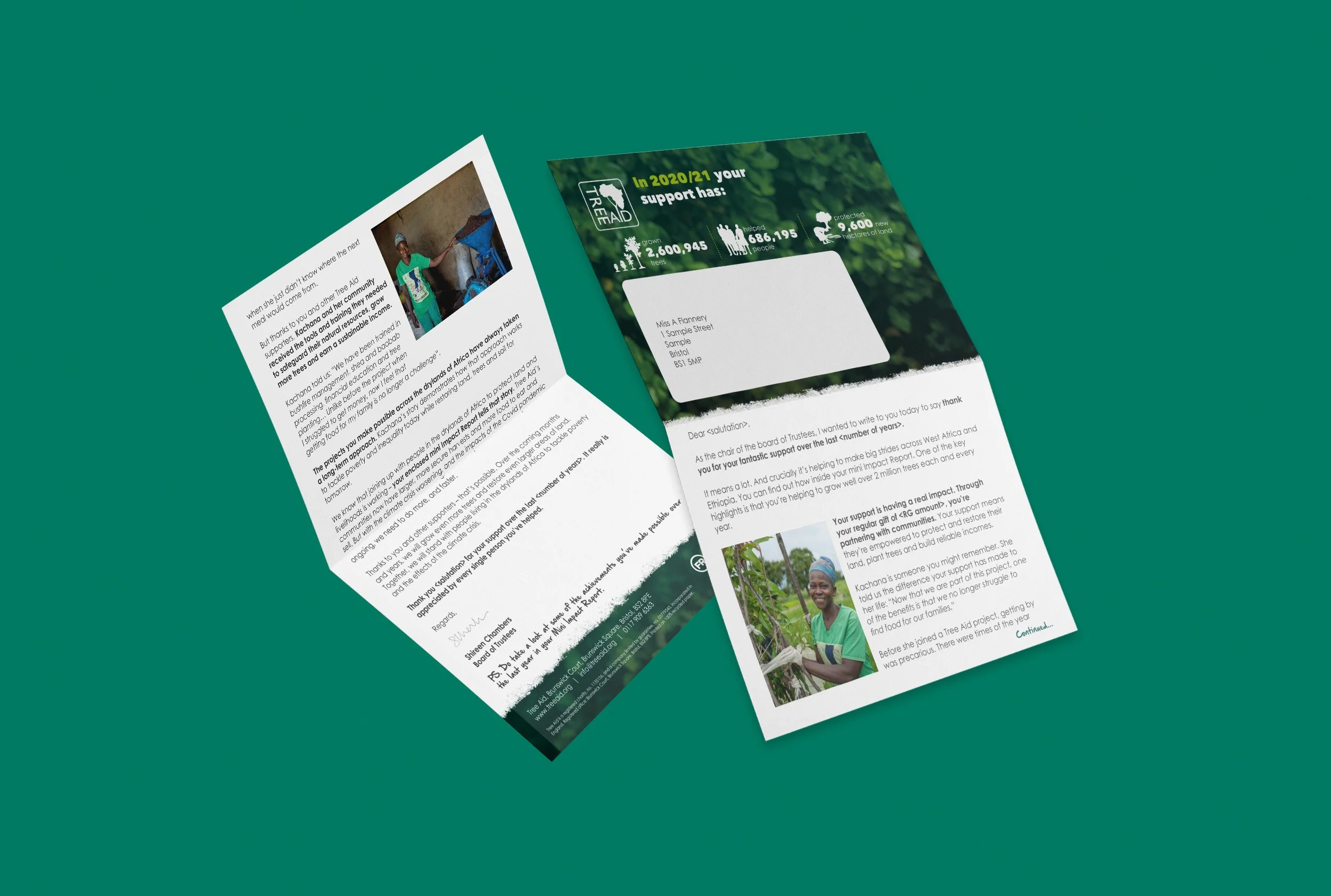 Tree Aid impact mailing ©Sprout Design.jpg