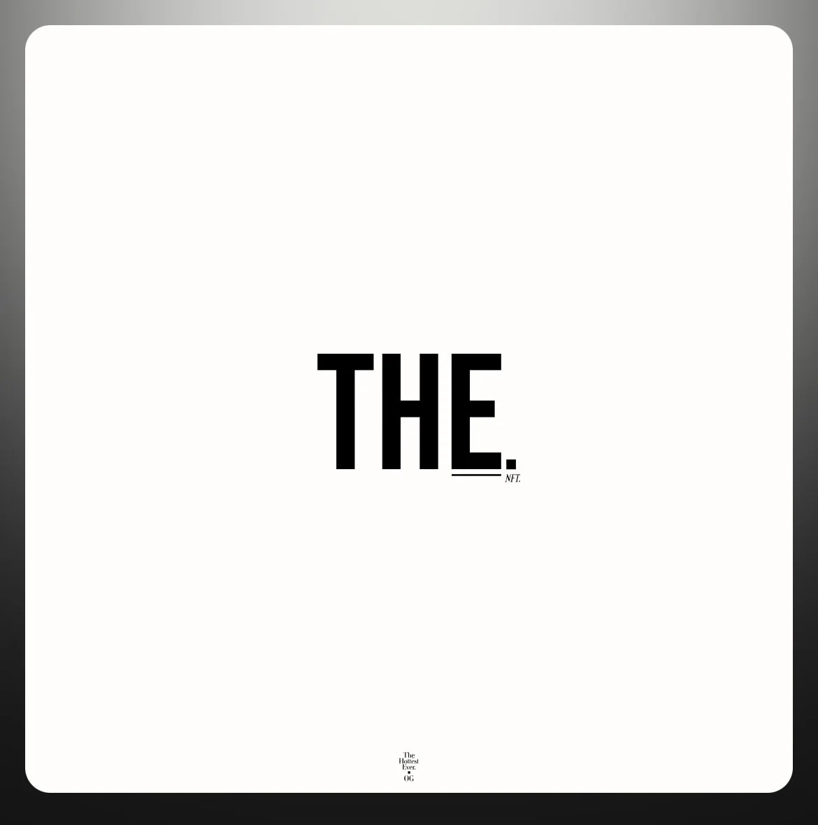 THE NFT. ($88,333,333)