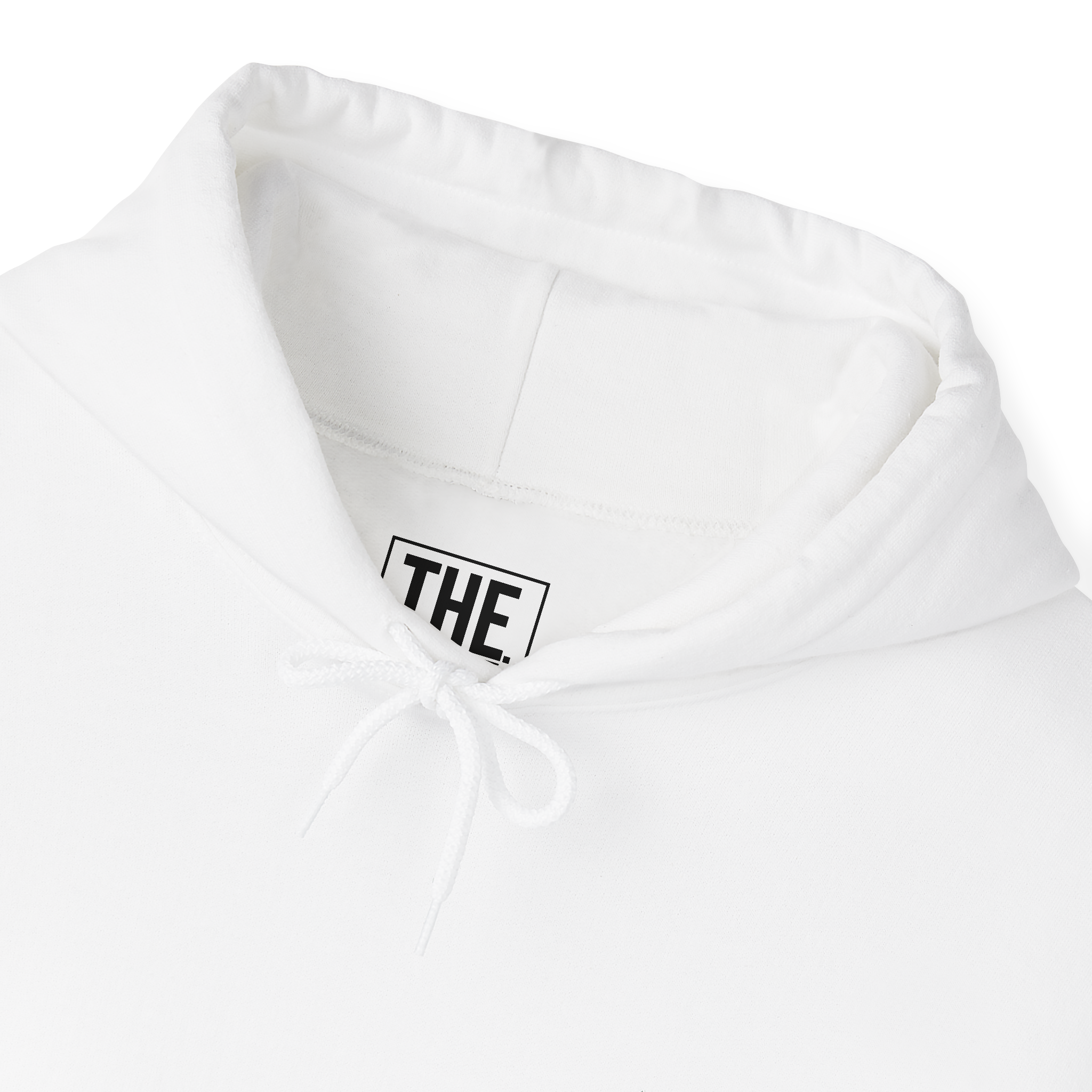 Front Collar Closeup, White hoodie transparent.png