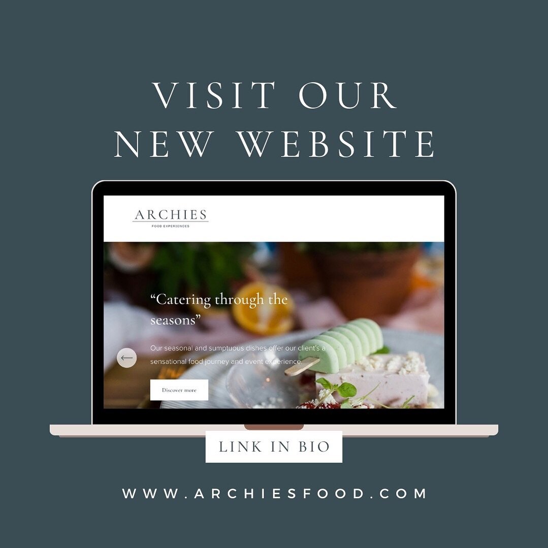 Have you seen&hellip; 👀

Our brand new website?! Link in bio 👆
Created by the wonderful Lily at @taylormade.media We absolutely love it and hope that you all will to!

#archiesfood #rebranded #londoncaterer #luxurycaterer #seasonalcaterer