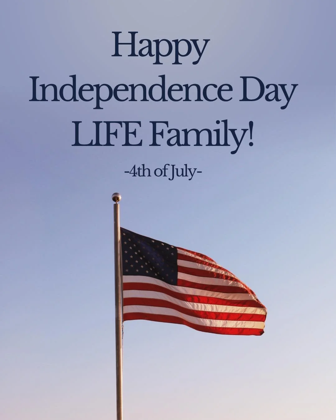 Today we celebrate the independence of our wonderful nation. We pray today is full of joy and peace for you and your family❤️ 
#lifecharlotte
