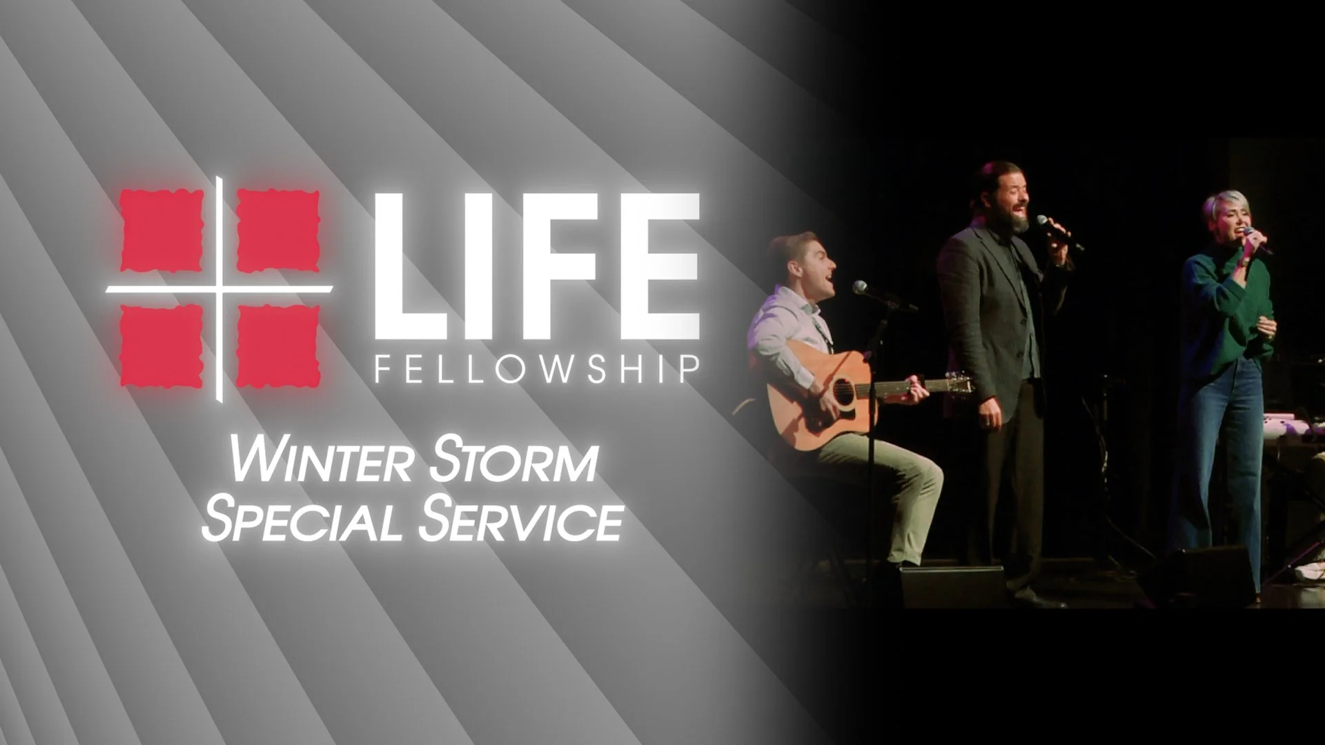 Join us online on our YouTube channel (@lifefellowshipcharlotte) this Sunday morning at 9 AM and 11 AM for a special worship service as we all stay indoors during the winter storm. We pray for you and your family's safety and comfort as we hunker dow