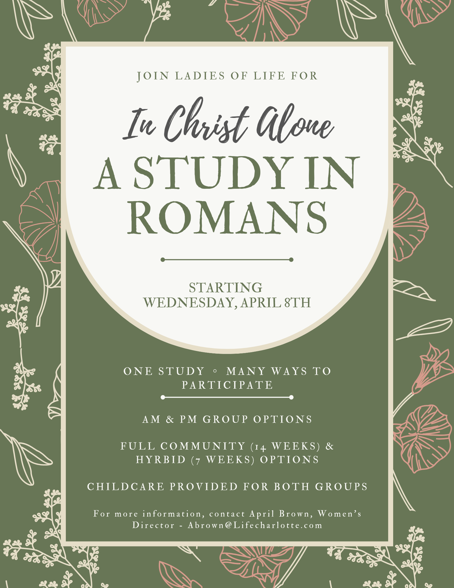 Ladies Spring PM Bible Study