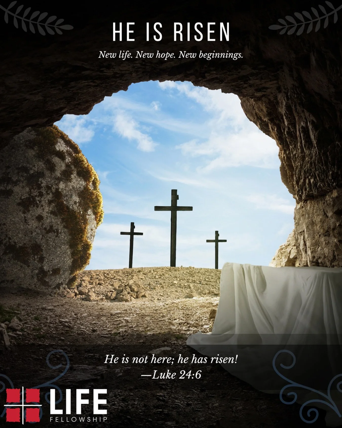 He is risen! 
Happy Easter LIFE Family! 
#lifecharlotte #easter