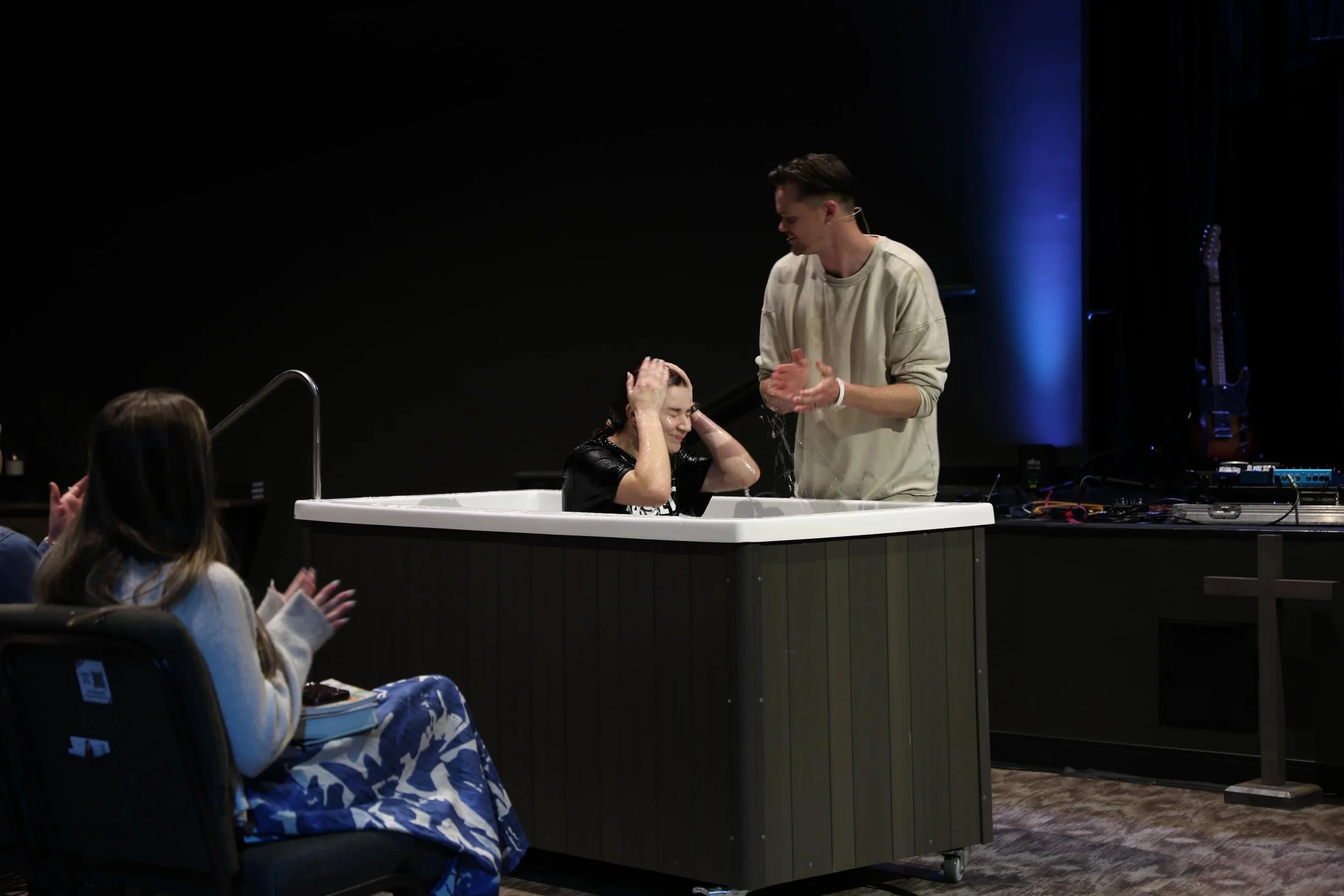 Publicly declaring what Jesus has done privately in their hearts ✝️