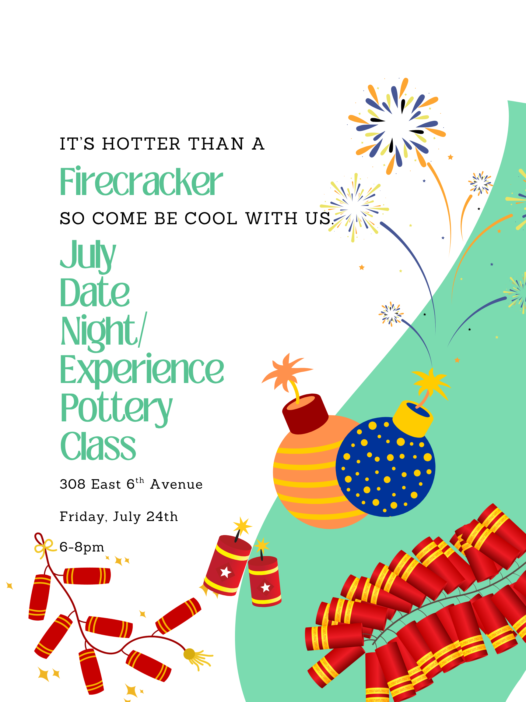 Green and Red Illustrated Diwali Firecracker Safety Poster.png