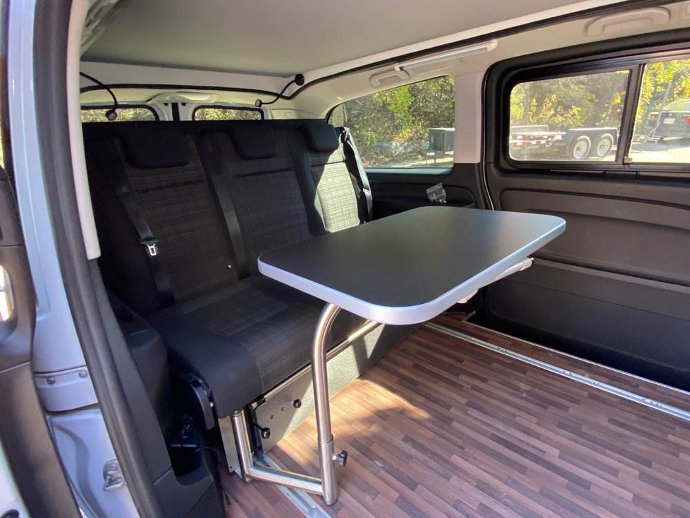 Mercedes Vito W447 2 Front Seats - Tailored Black Van Memory Foam