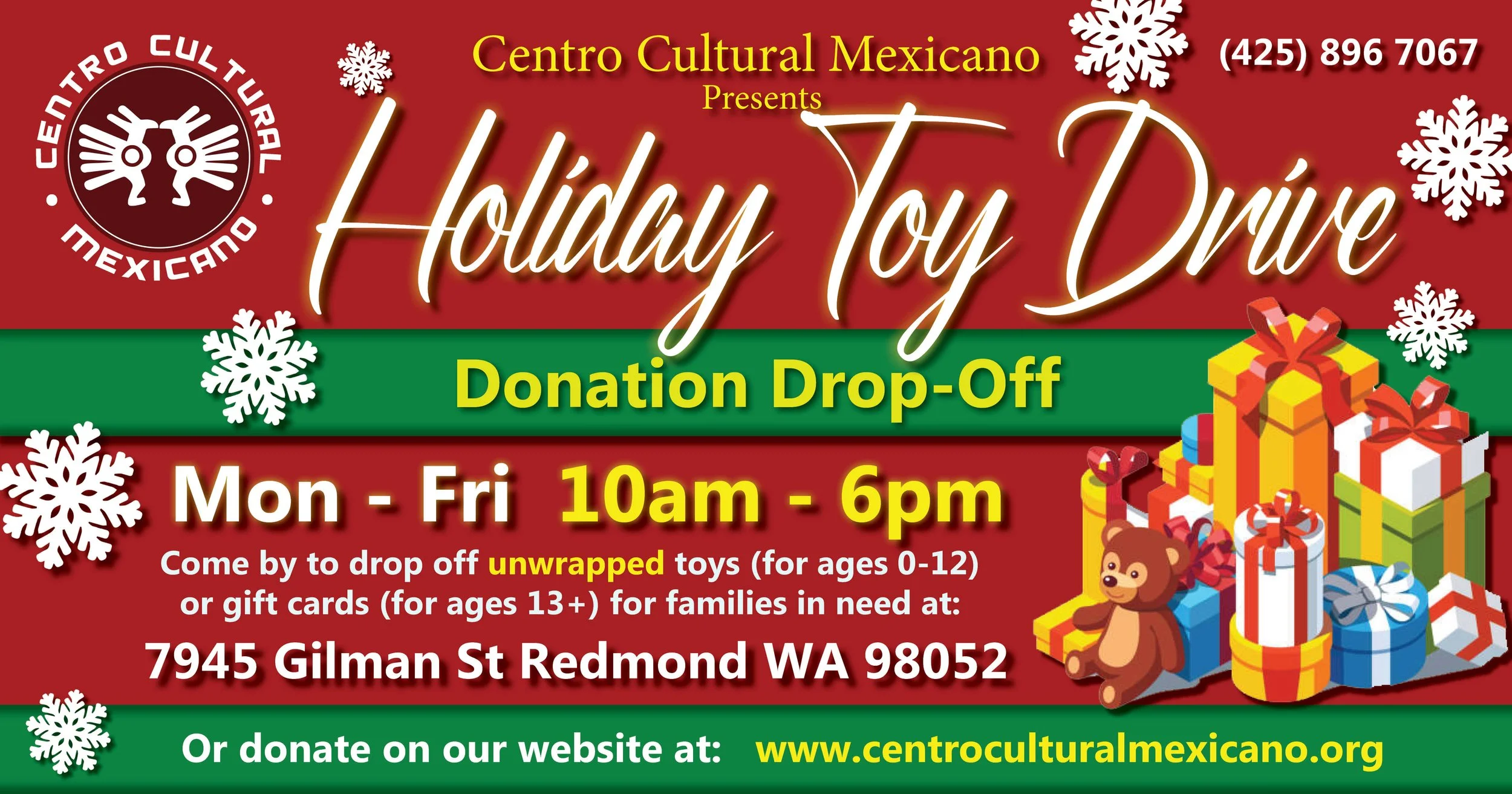 Holiday Toy Drive: Recolección de juguetes para niños 