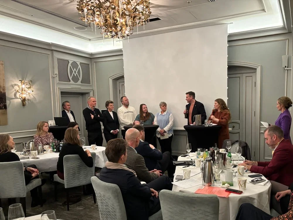 Paneldebatt med konferansedeltagere