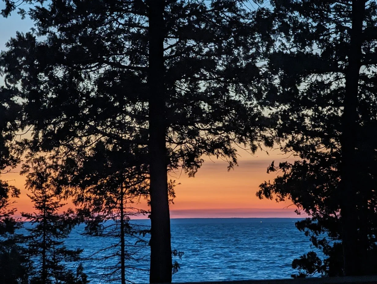Sunset in northern Michigan