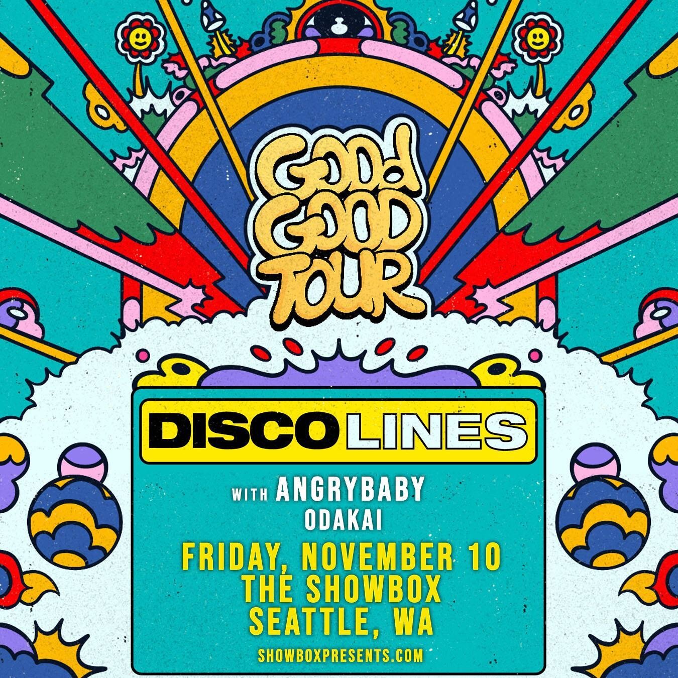 WHATS GOOD GOOD BABY GIRL. Friday at THE @showbox I&rsquo;m opening up for @discolines and @angrybaby_music 

See you then Seattle!!