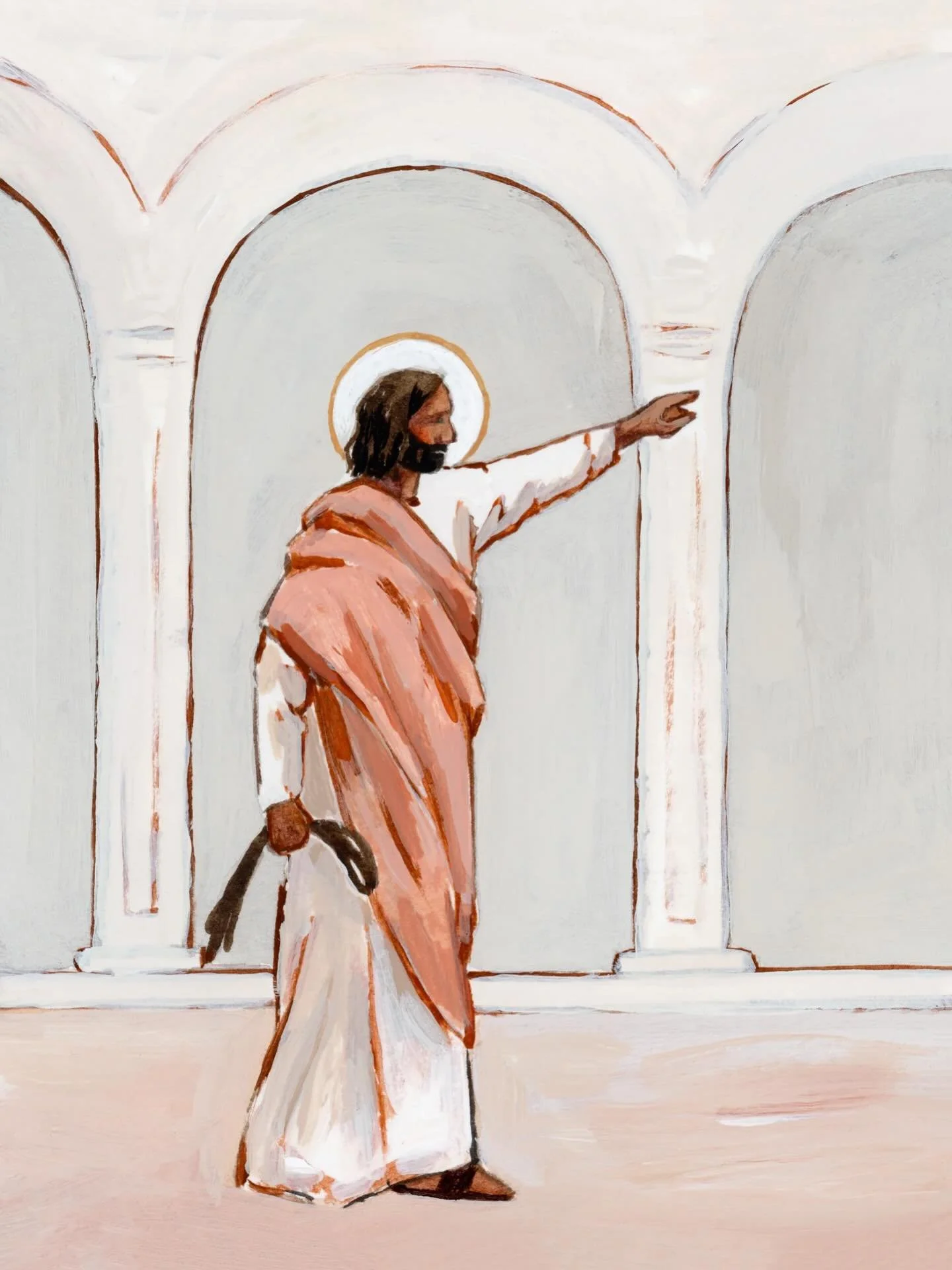 After the celebration of Palm Sunday, Jesus enters the temple and clears what doesn&rsquo;t belong.

Holy Week begins with an invitation to make space.

What might God be gently clearing out in us?

What needs to be surrendered, reset, or realigned?
