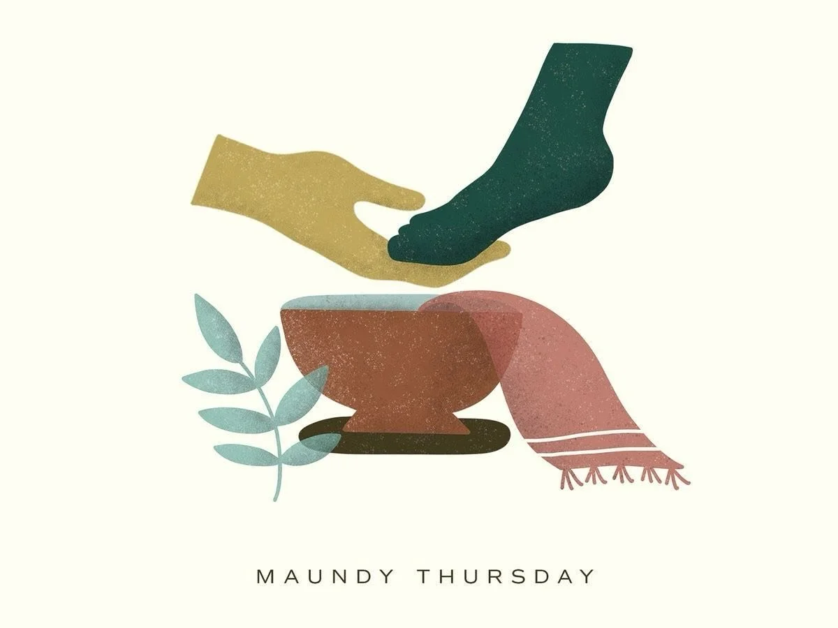 We invite you to join us tonight at 6:00pm.

Tonight&rsquo;s Maundy Thursday service will be a solemn commemoration of holy communion. We will do the communion, a little different in that we serve one another around a common table, and remember Jesus