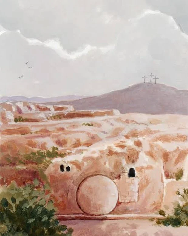 Holy Week &bull; Saturday

Everything feels still.

Jesus is in the tomb.
Hope seems buried. Silence is loud.

This is the day of waiting&hellip; the day in between.

If you&rsquo;ve ever wondered where God is in the quiet
&mdash;
He is here too.

Ho