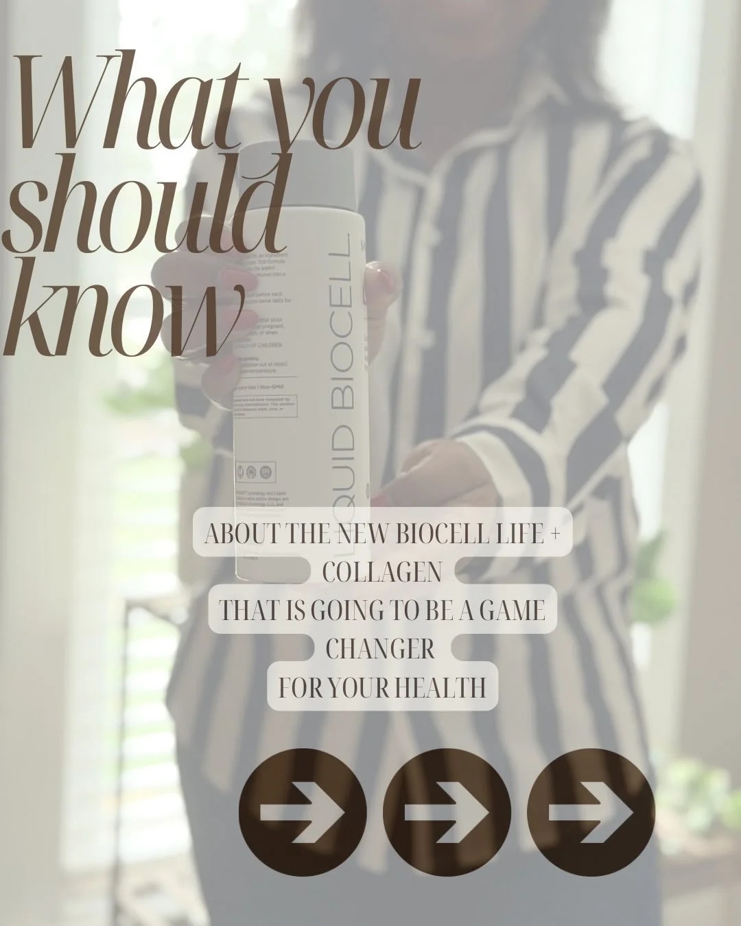 📣📣Let me be very clear. 📣📣

You do not wake up one day with strong joints, tight skin, or a body that feels supported and energized&hellip;

&hellip;and wish you would have started sooner.

You either start now
or you pay for it later 🎤

No in b