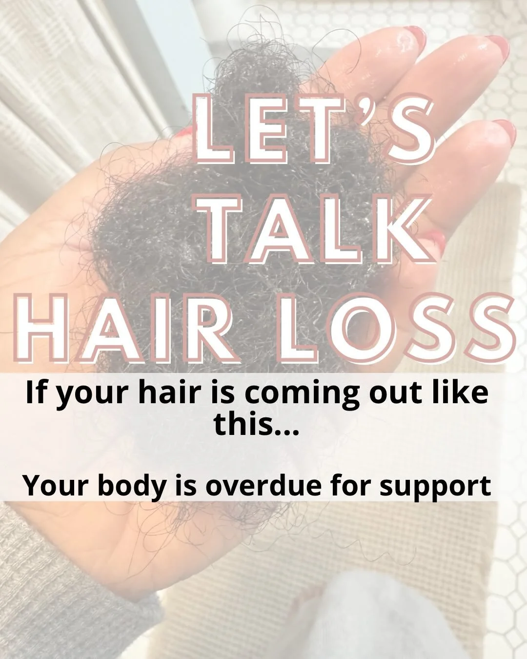 Let&rsquo;s talk about it&hellip; because this used to be my reality.

Handfuls.
Every wash day felt like I was losing more than just hair&hellip; energy, confidence, control.

And here&rsquo;s what nobody tells you:
it&rsquo;s never just about hair.