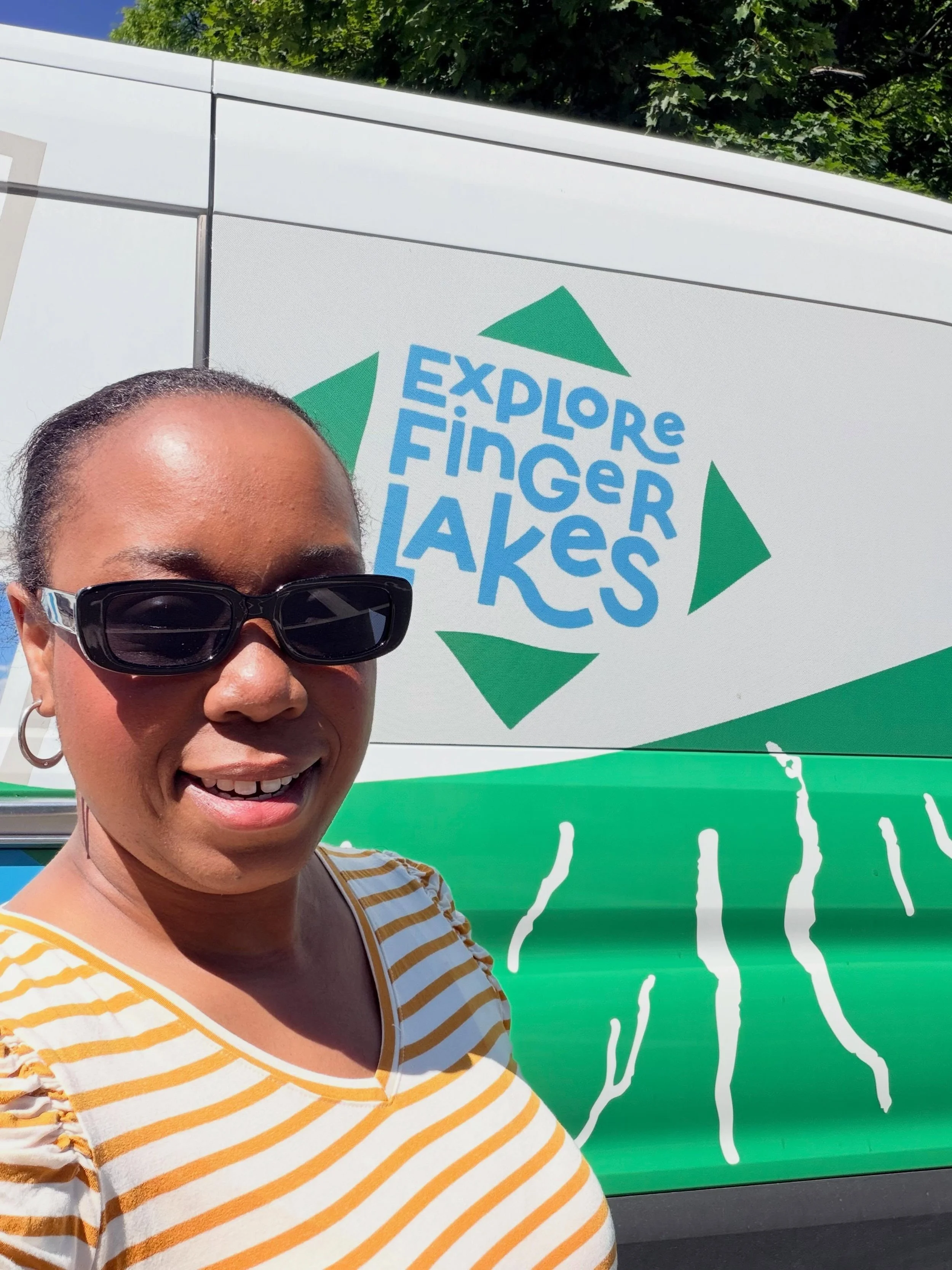 Excited to be at Wisner Market today! It&rsquo;s a beautiful day to Explore the Finger Lakes!