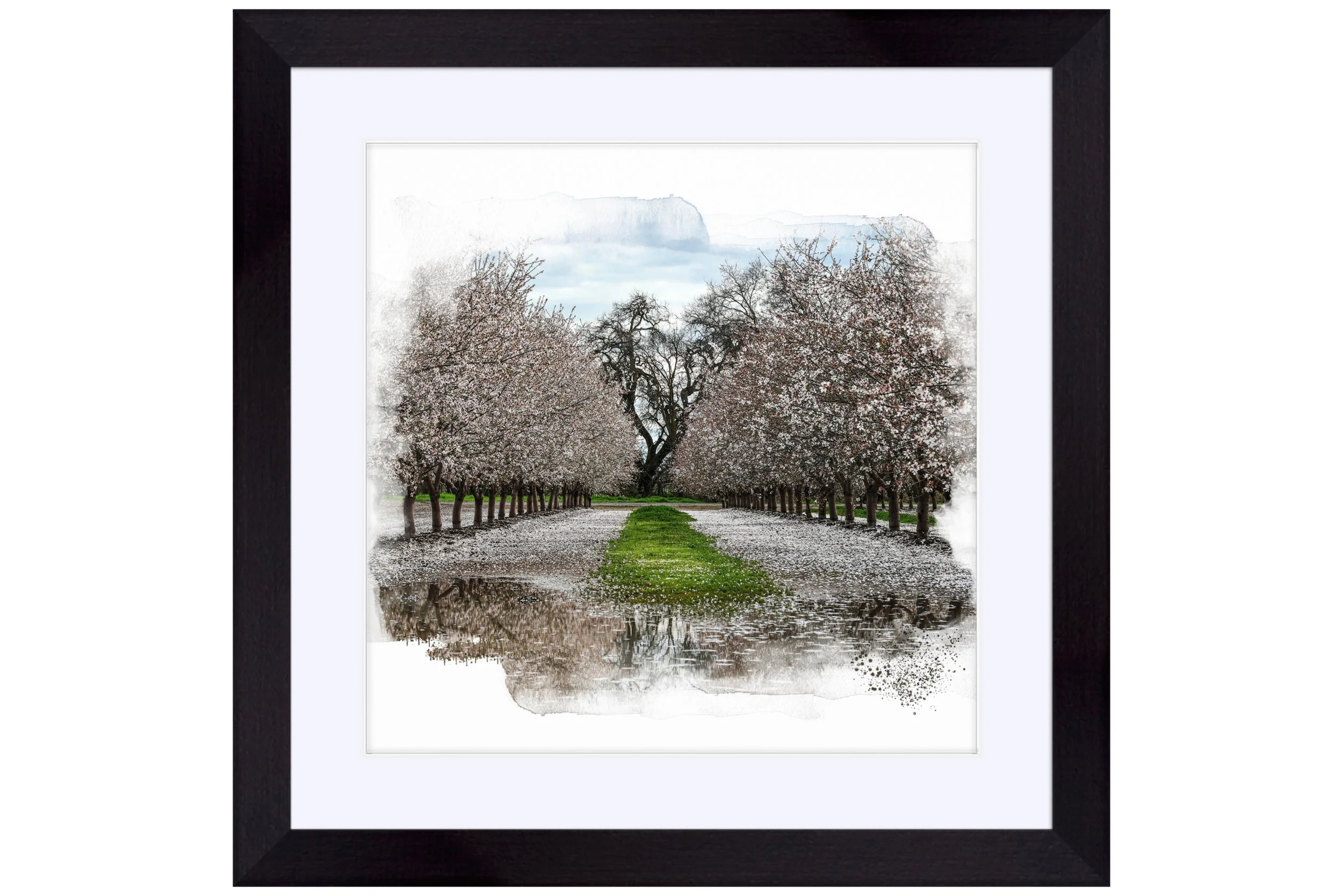Spring Arrives Black Frame Mat.JPEG