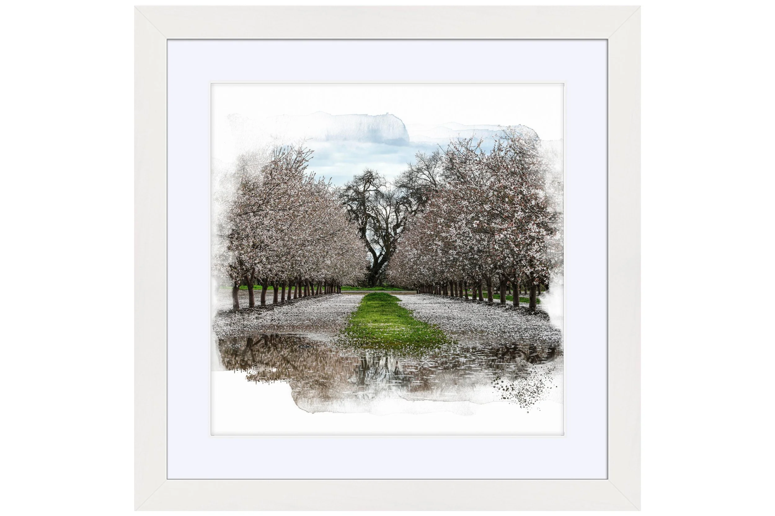 Spring Arrives White Frame Mat.JPEG