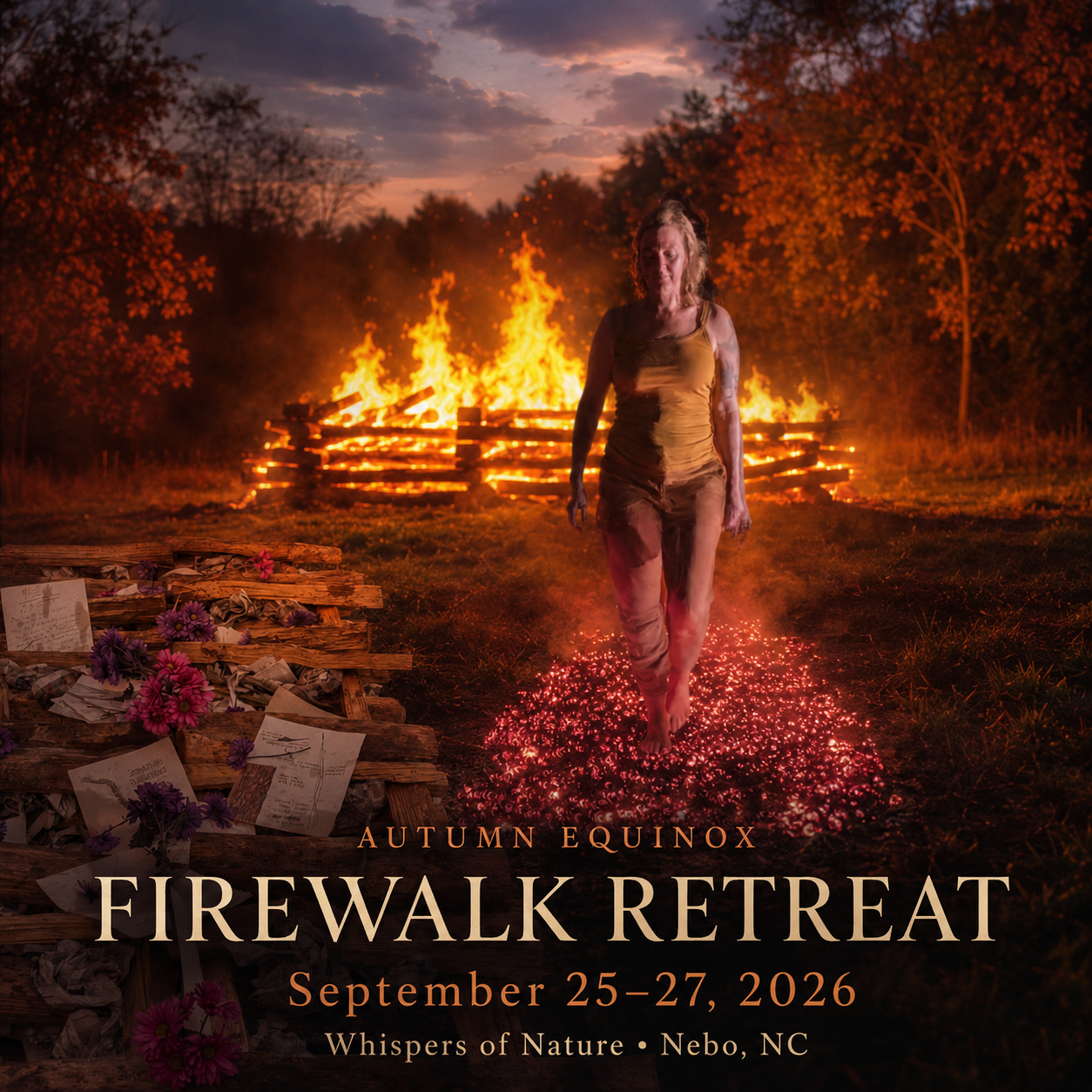 Autumn Equinox Firewalk Retreat: September 25–27, 2026
