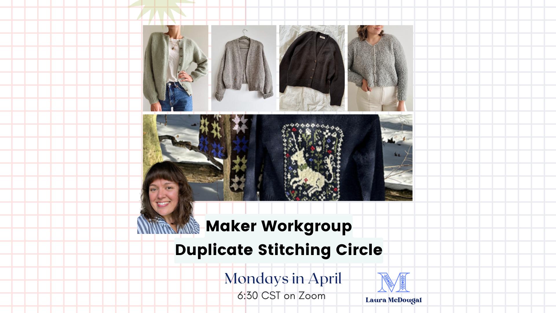 Monday Maker Workgroup: Duplicate Stitching Circle!