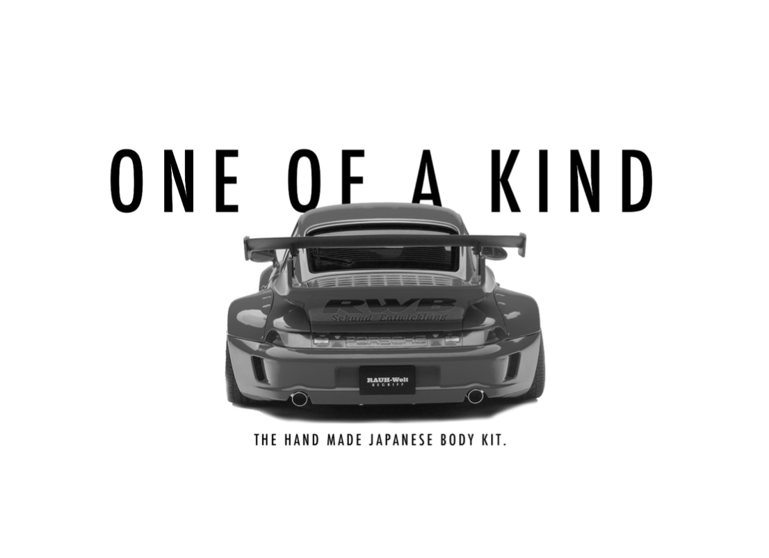 Rauh Welt Begriff
A company to showcase the hand-built car body kit. Meet and watch Nakai San build put the kit together at the Tokyo Auto Salon show in Japan.